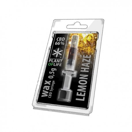 Wax CBD Lemon Haze 66% 0,5ML Plant of Life