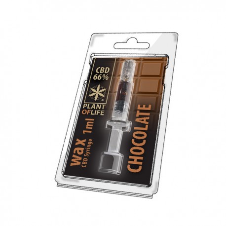 CBD Wax Chocolat 66% 1ML Plant of Life