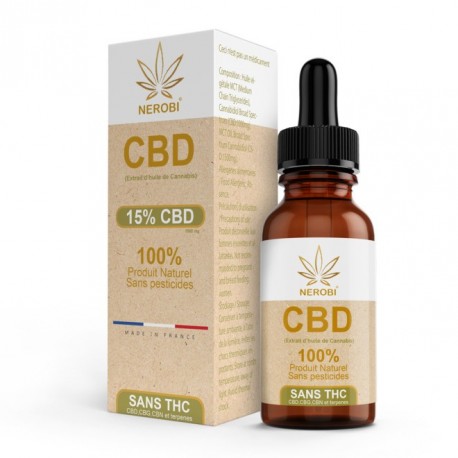 Huile de CBD 15% Full Spectrum Nerobi